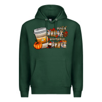 Sports Green wild about pumpkin spice Premium Hoodie - CowhideDigitalArt