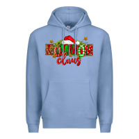 Colony Blue christmas mom mom claus Premium Hoodie - FaDigitalArtStudio