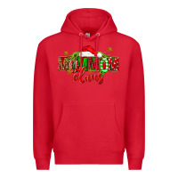 Red christmas mom mom claus Premium Hoodie - FaDigitalArtStudio