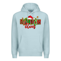Blue Mist christmas mom mom claus Premium Hoodie - FaDigitalArtStudio