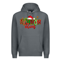 Rock christmas mom mom claus Premium Hoodie - FaDigitalArtStudio
