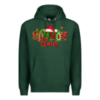 Sports Green christmas mom mom claus Premium Hoodie - FaDigitalArtStudio