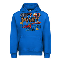Cobalt Ain't no doubt i love this land 4th of july Urban Hoodie - CowGirlArtShop