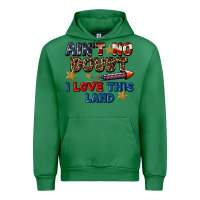 Emerald Ain't no doubt i love this land 4th of july Urban Hoodie - CowGirlArtShop