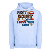 Pigment Grape Ice Ain't no doubt i love this land 4th of july Urban Hoodie - CowGirlArtShop