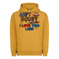 Pigment Peanut Butter Ain't no doubt i love this land 4th of july Urban Hoodie - CowGirlArtShop
