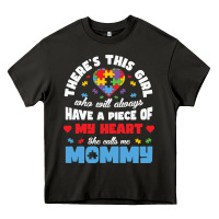 Asphalt lil autism mom Heavy Core Tee - CowhideDigitalArt