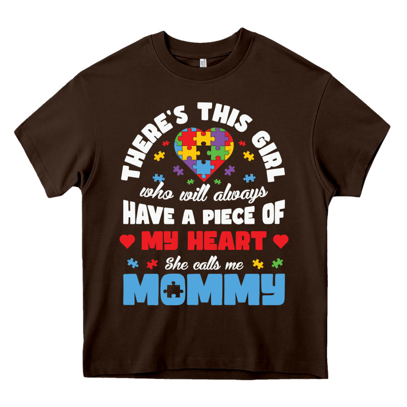 Lil Autism Mom Heavy Core Tee by CowhideDigitalArt | Teevron
