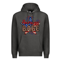 Charcoal Heather American babe Premium Hoodie - Neo Western