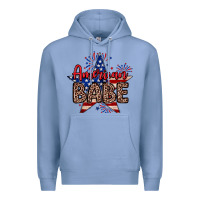 Colony Blue American babe Premium Hoodie - Neo Western