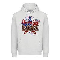 Dove Grey American babe Premium Hoodie - Neo Western