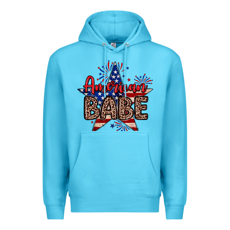 American Babe Premium Hoodie by Neo Western | Teevron