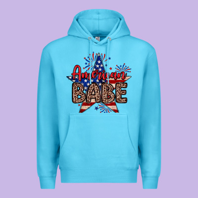 American Babe Premium Hoodie Designed By Neo Western