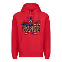 Red American babe Premium Hoodie - Neo Western