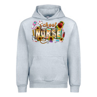Heather Grey school nurse Urban Hoodie - CowhideDigitalArt