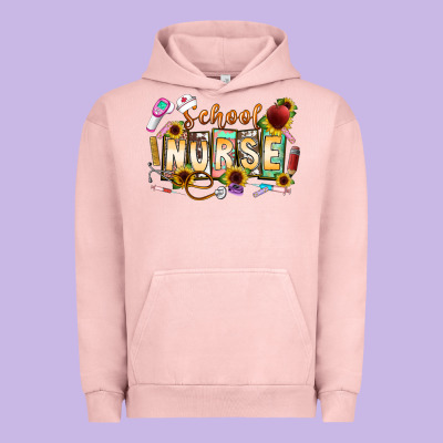 School Nurse Urban Hoodie Designed By Cowhidedigitalart