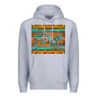Heather Grey made to worship tumbler Premium Hoodie - HRA Design Shop