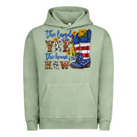 Pigment Oil Green the land of the yee the home of the haw Urban Hoodie - HRA Design Shop