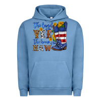 Pigment Pebble Blue the land of the yee the home of the haw Urban Hoodie - HRA Design Shop