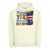 Pigment Pistachio the land of the yee the home of the haw Urban Hoodie - HRA Design Shop