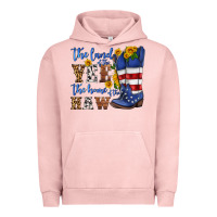 Pigment Salmon the land of the yee the home of the haw Urban Hoodie - HRA Design Shop