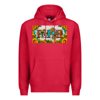 Cardinal faith cross and sunflower license plate Premium Hoodie - HRA Design Shop