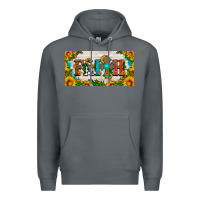 Rock faith cross and sunflower license plate Premium Hoodie - HRA Design Shop