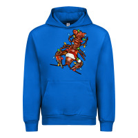 Cobalt Christmas crawfish Urban Hoodie - FaDigitalArtStudio