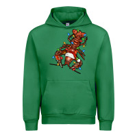 Emerald Christmas crawfish Urban Hoodie - FaDigitalArtStudio