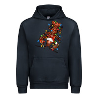 Navy Christmas crawfish Urban Hoodie - FaDigitalArtStudio