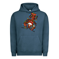 Pigment Midnight Navy Christmas crawfish Urban Hoodie - FaDigitalArtStudio