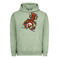 Pigment Oil Green Christmas crawfish Urban Hoodie - FaDigitalArtStudio