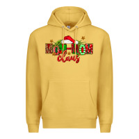 Antique Gold christmas mom mom claus Premium Hoodie - FaDigitalArtStudio