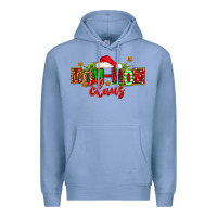 Colony Blue christmas mom mom claus Premium Hoodie - FaDigitalArtStudio