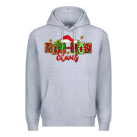 Heather Grey christmas mom mom claus Premium Hoodie - FaDigitalArtStudio