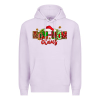 Lilac christmas mom mom claus Premium Hoodie - FaDigitalArtStudio