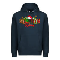 Navy christmas mom mom claus Premium Hoodie - FaDigitalArtStudio