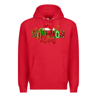 Red christmas mom mom claus Premium Hoodie - FaDigitalArtStudio