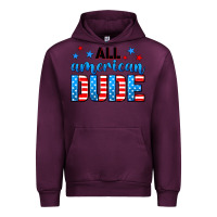 Mauve Wine All American dude Urban Hoodie - Neo Western