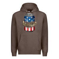 Coffee American 4th of July Premium Hoodie - CowGirlArtShop