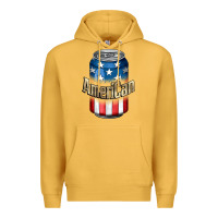 Mustard American 4th of July Premium Hoodie - CowGirlArtShop