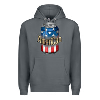 Rock American 4th of July Premium Hoodie - CowGirlArtShop