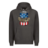 Smoke American 4th of July Premium Hoodie - CowGirlArtShop