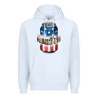 White American 4th of July Premium Hoodie - CowGirlArtShop