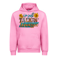 Fuchsia Pink i'm just talking tennessee Urban Hoodie - HRA Design Shop