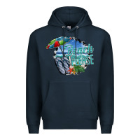 Navy beach please Premium Hoodie - SublimationCraftShop