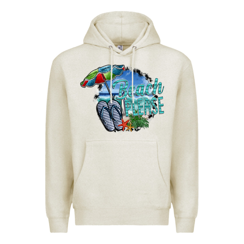 Beach Please Premium Hoodie by SublimationCraftShop | Teevron
