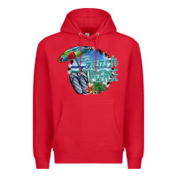 Red beach please Premium Hoodie - SublimationCraftShop