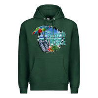 Sports Green beach please Premium Hoodie - SublimationCraftShop