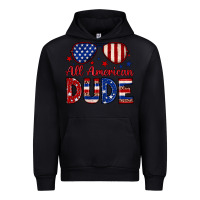 Black All American dude Urban Hoodie - Neo Western
